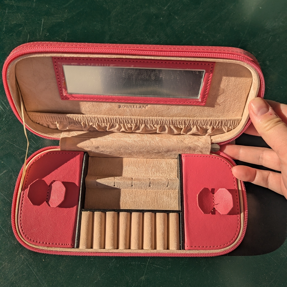 Pink Jewelry Organizer Case